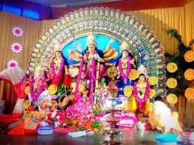 Why is Durga Puja famous in Kolkata?